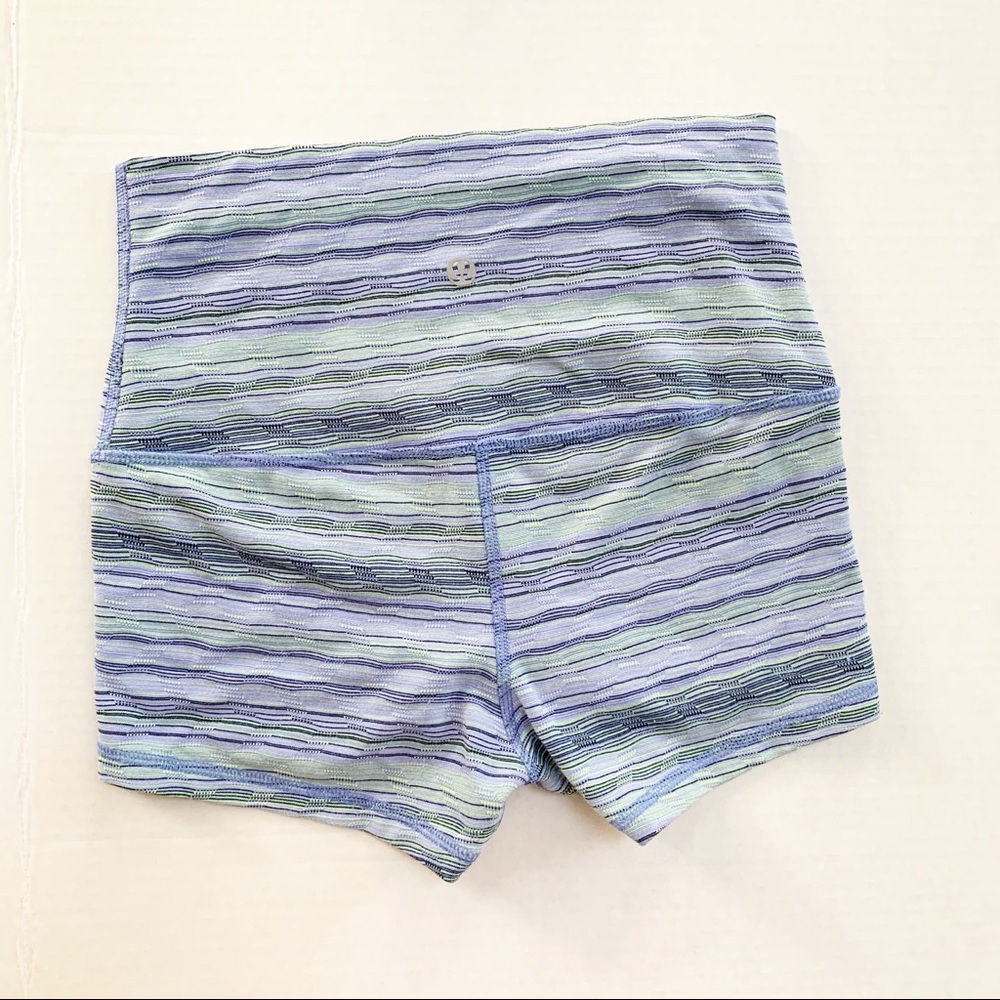 ❤️SOLD Lululemon Striped Booty Shorts